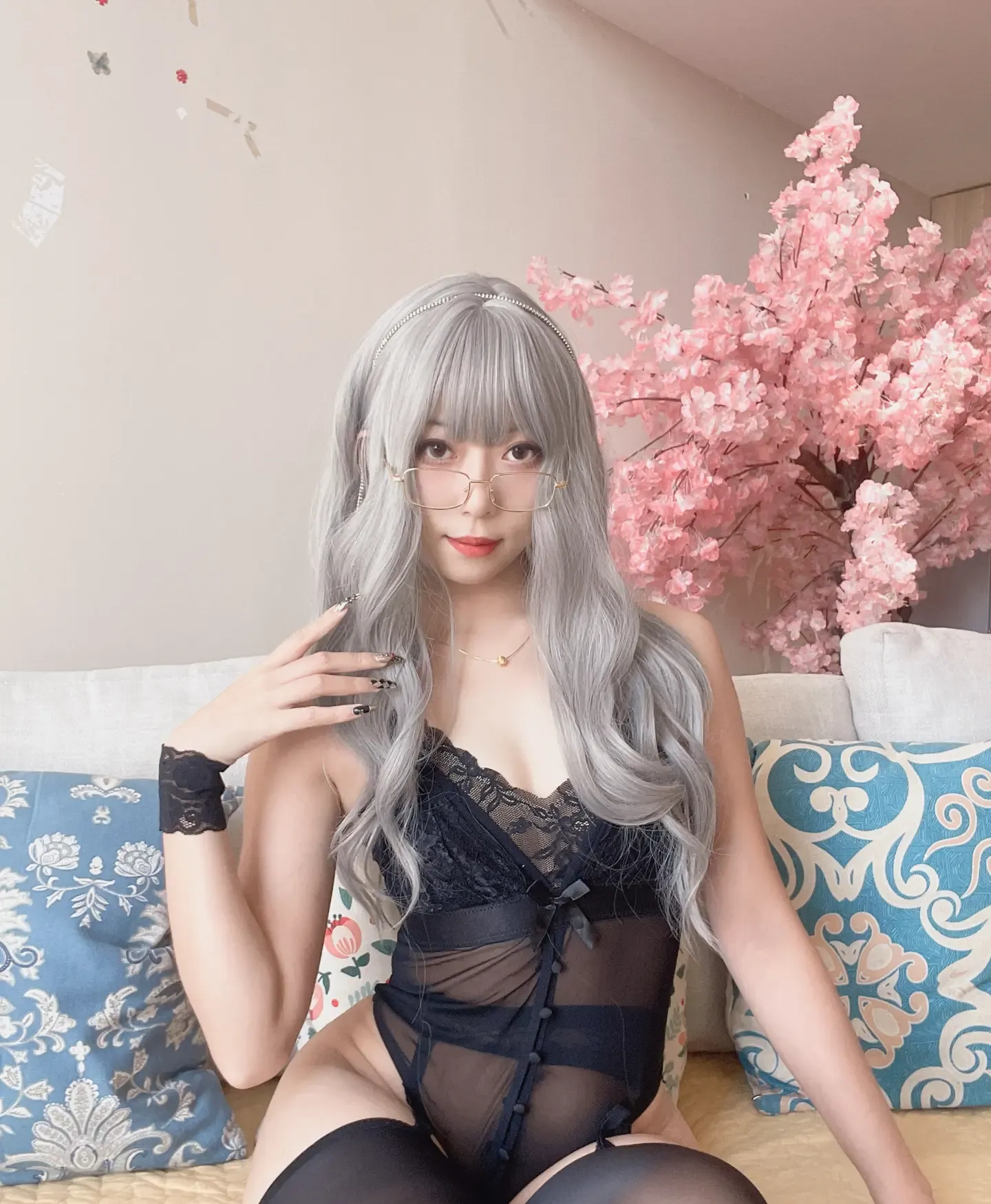 Money冷冷 吊带高叉