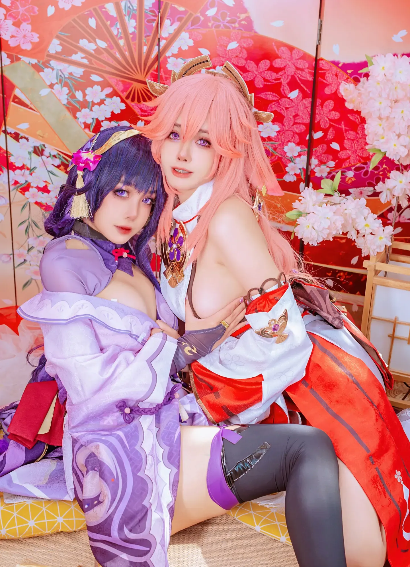 Byoru NaokiChan Yae Miko x Raiden Shogun