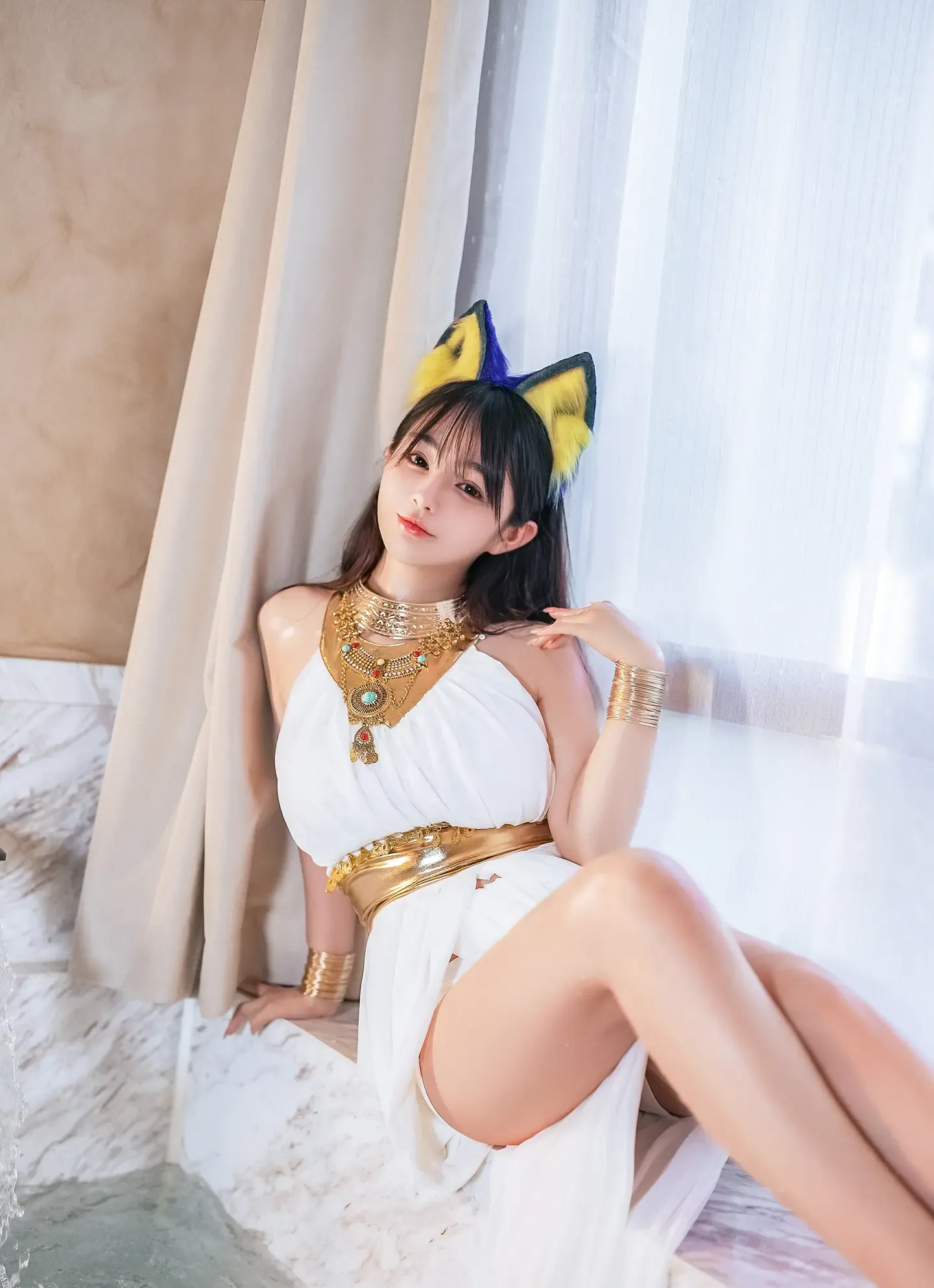 桜井宁宁 白色猫娘