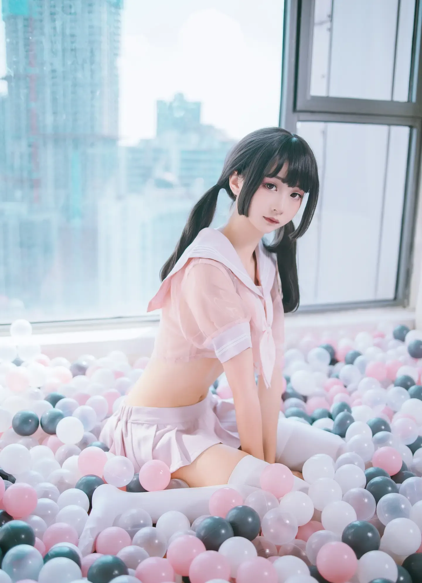 金鱼kinngyo 花音栗子 小金鱼 白桃汽水