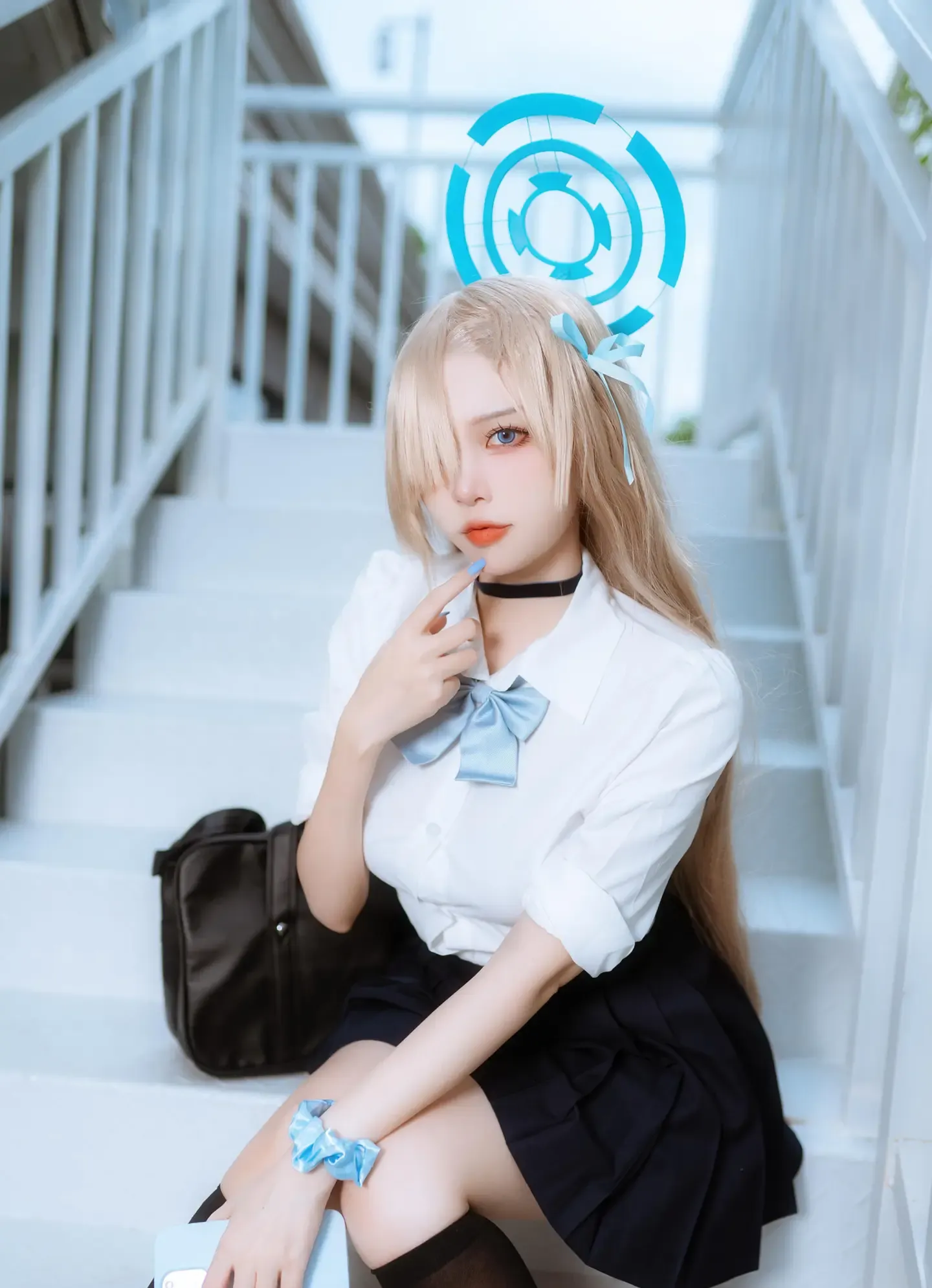 二佐Nisa 碧蓝档案 一之濑明日奈 JK制服