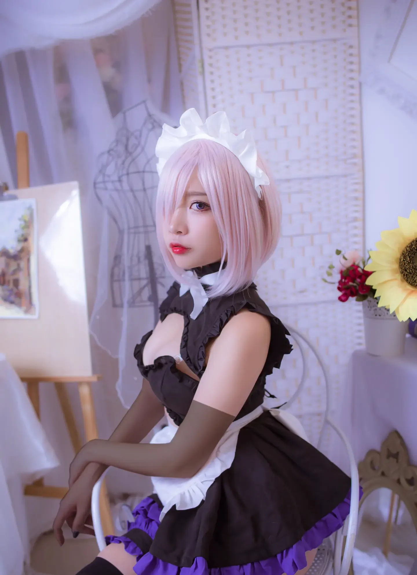 二佐Nisa Fate 玛修 女仆