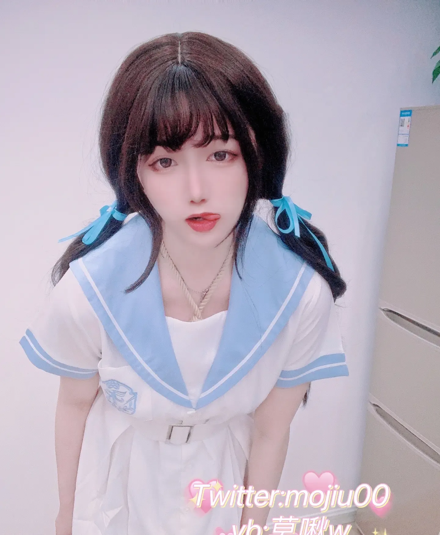 莫啾w 蓝色JK束缚