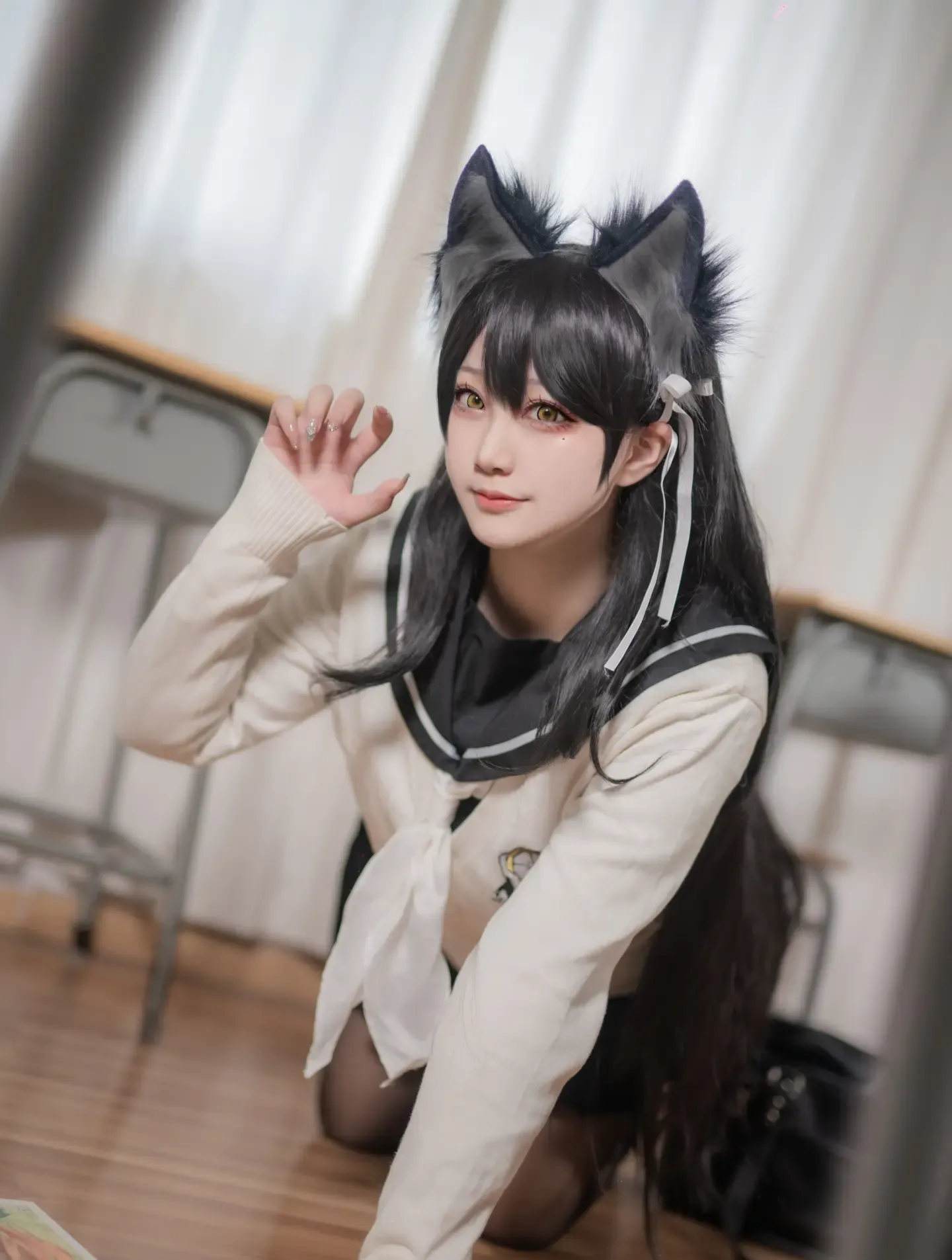 Halo酱 碧蓝航线 爱宕校服