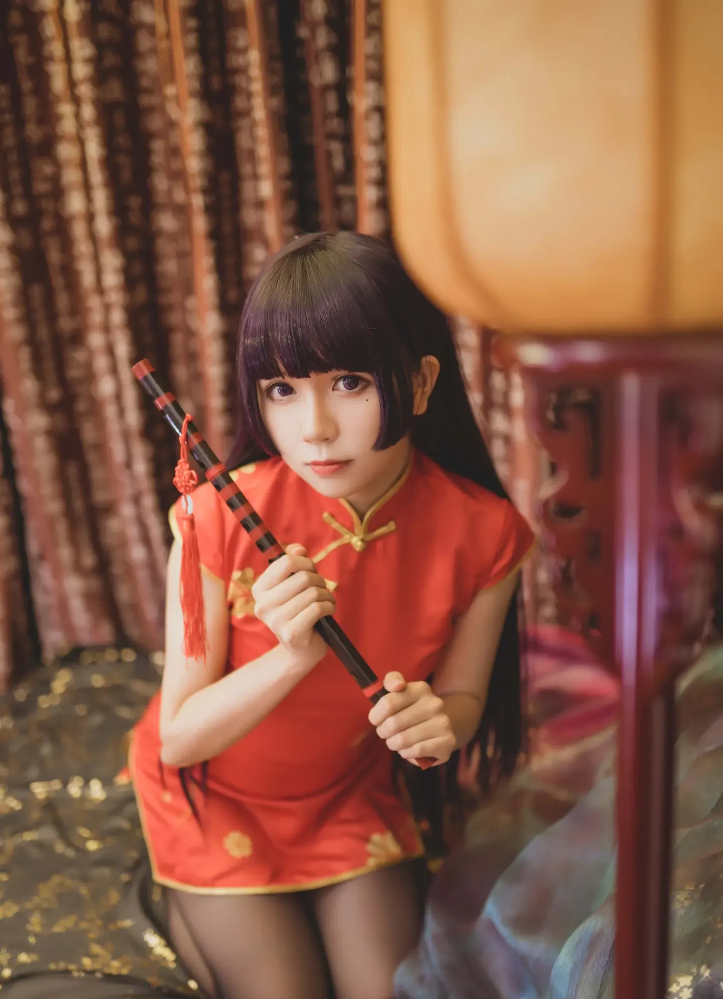 白金Saki 五更琉璃 旗袍