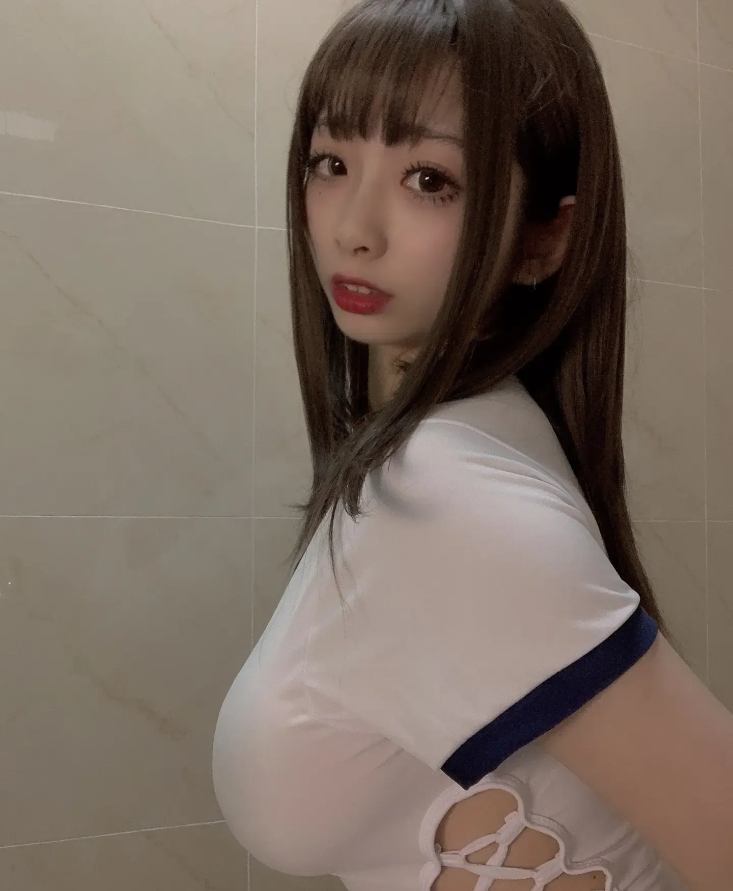韶陌陌 体操服