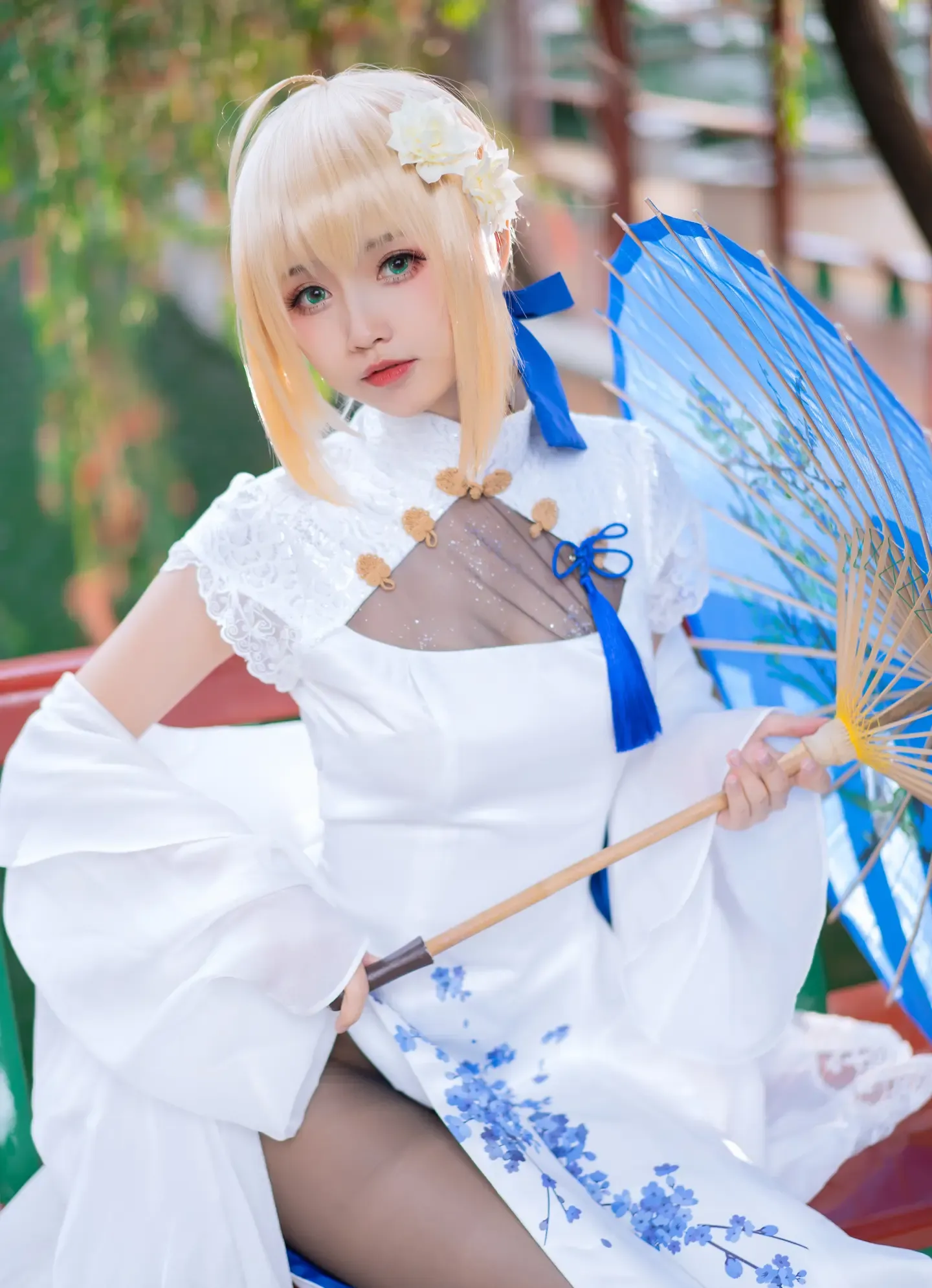 大大卷卷小卷 FGOsaber 四周年旗袍