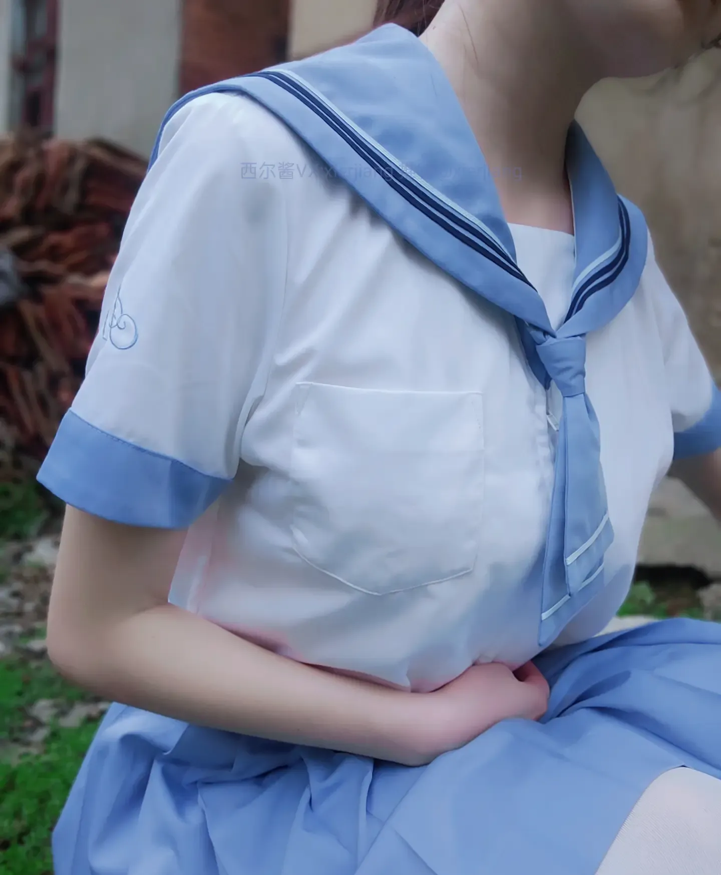 西尔酱 青草水手服