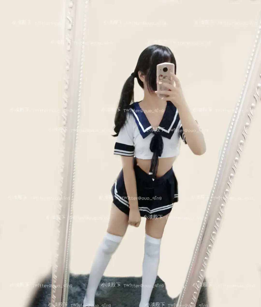 小清殿下 缩水水手服