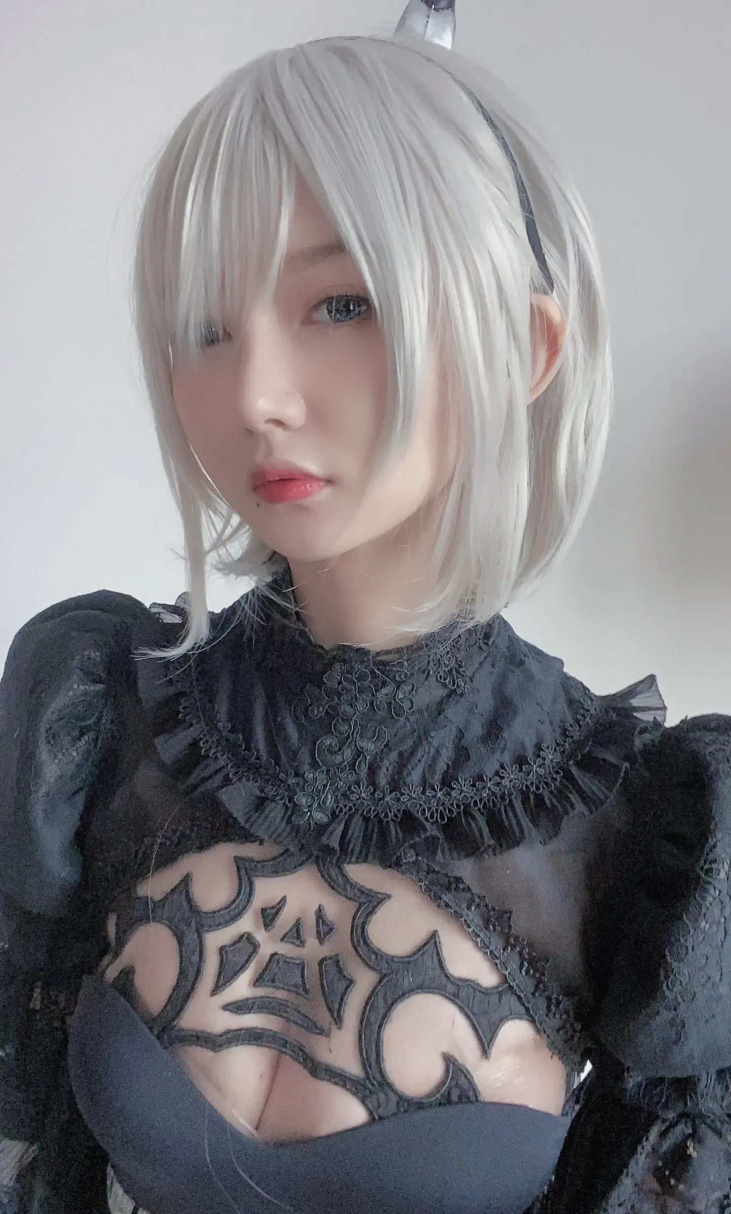 51酱 2B黑婚纱