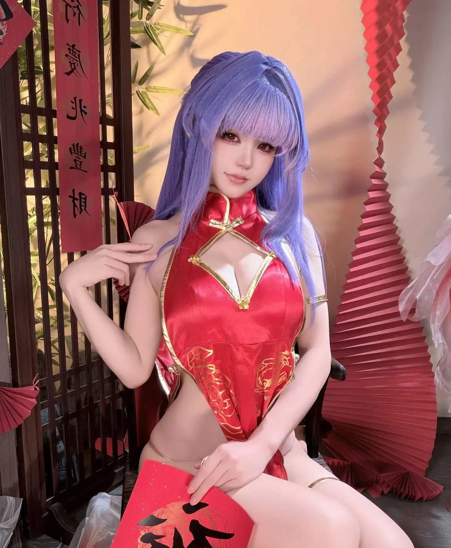 小仓千代w 萌姬联合旗袍