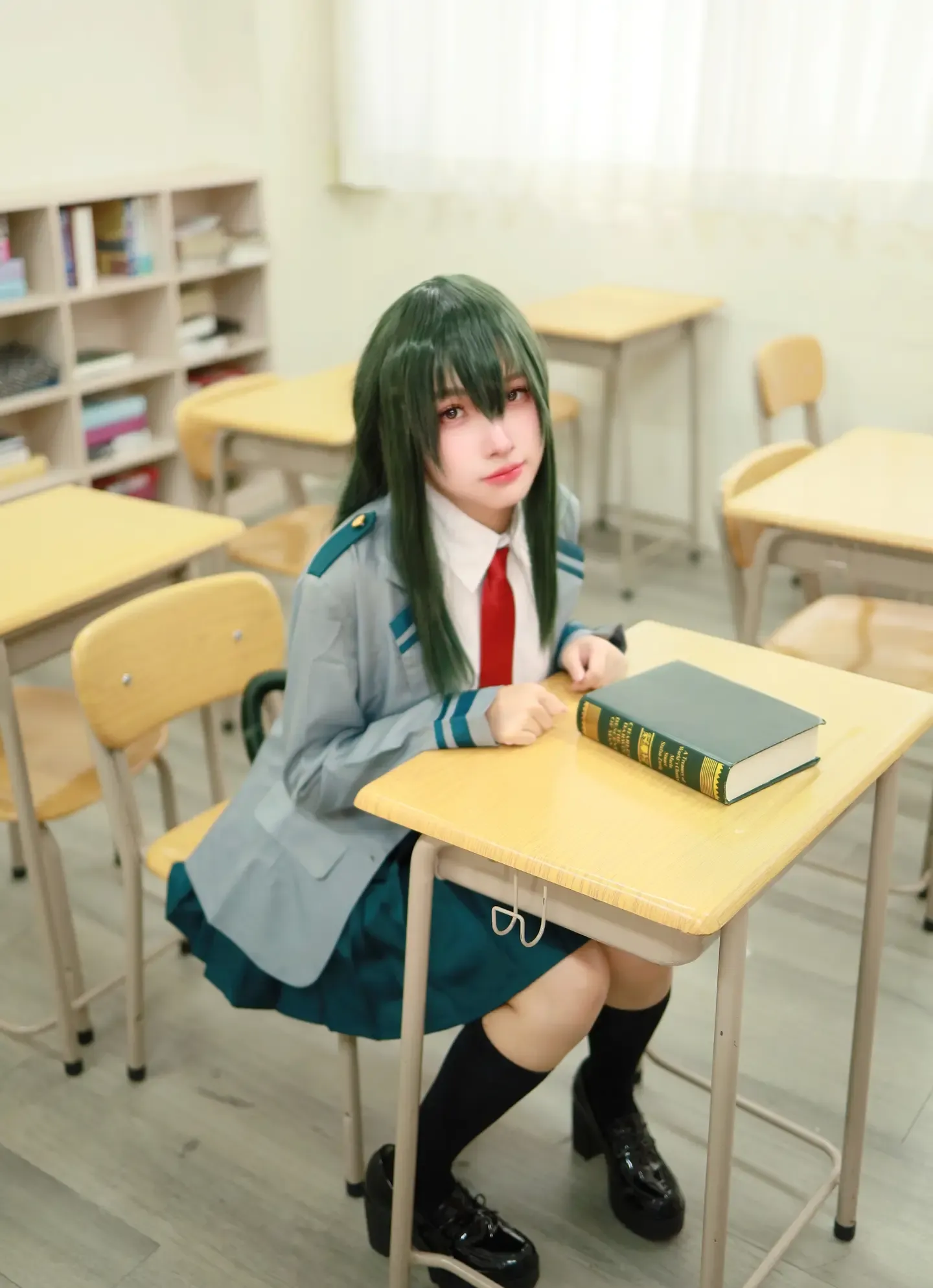 毛毛喵 慕慕 我的英雄学院 蛙吹梅雨 学生服
