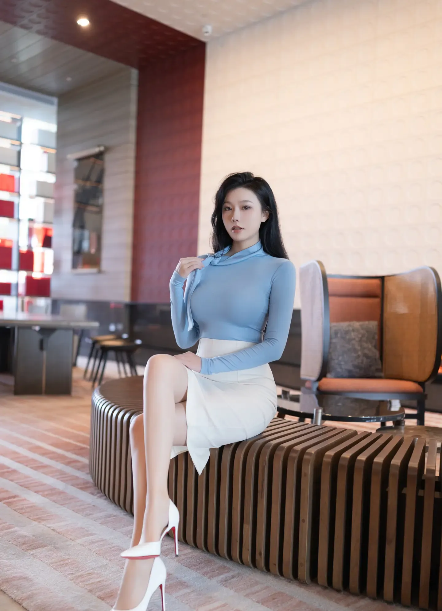 安然anran 蓝色