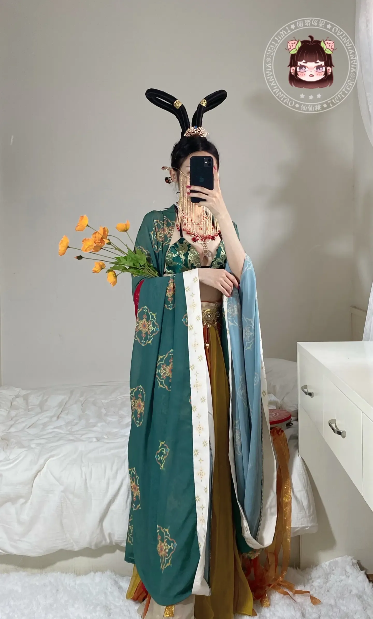 仙仙桃 汉服 唐宫夜宴