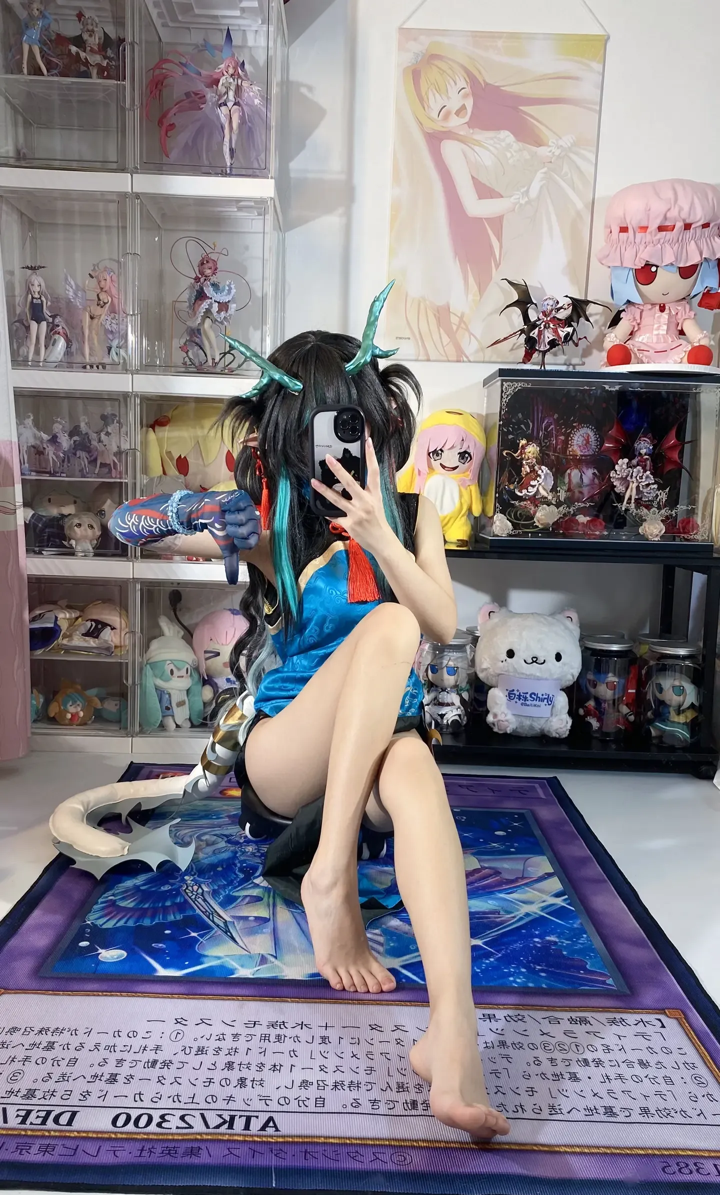 白栎Shirly 明日方舟 夕·染尘烟旗袍