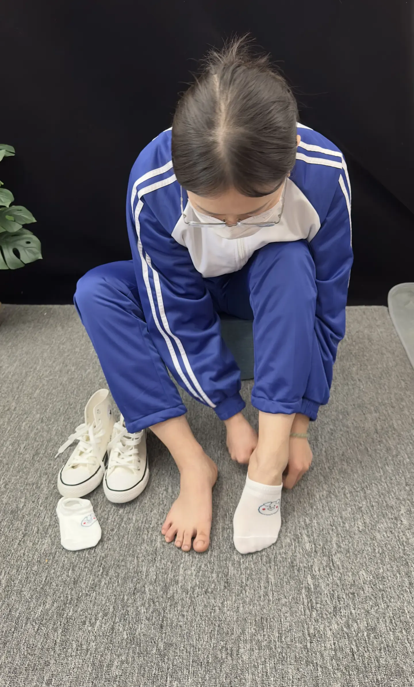 三禾摄影 No.008 校服 帆布鞋 船袜 短丝