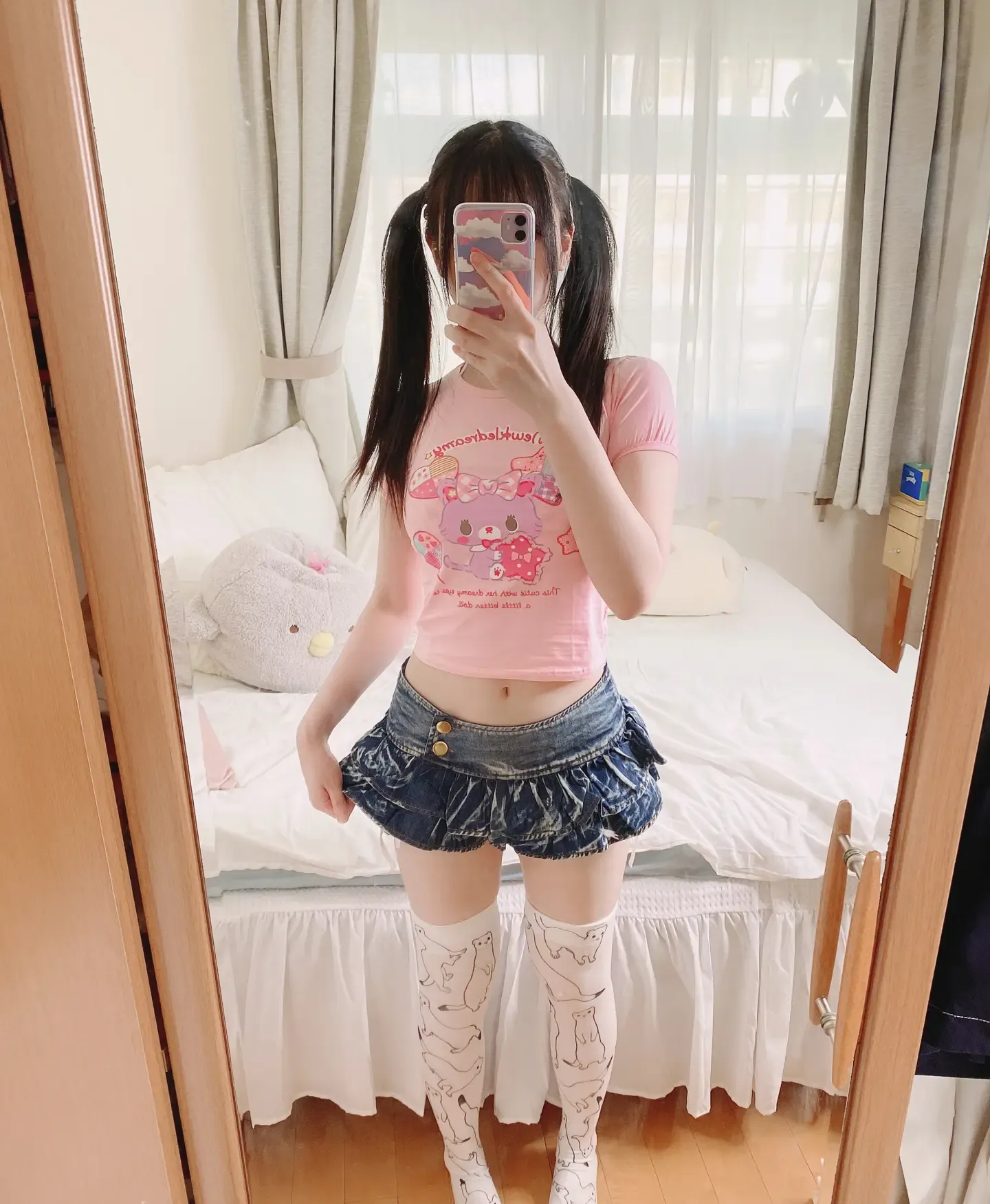 霜月shimo Fantia 2021年12月 女児服着てみた