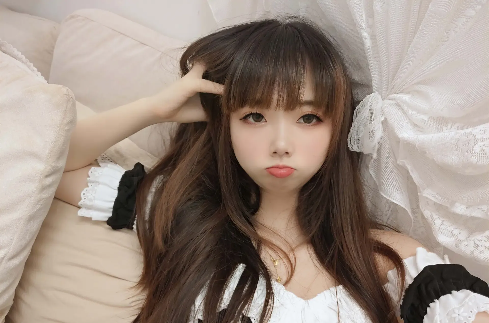 雪琪SAMA 对镜女仆