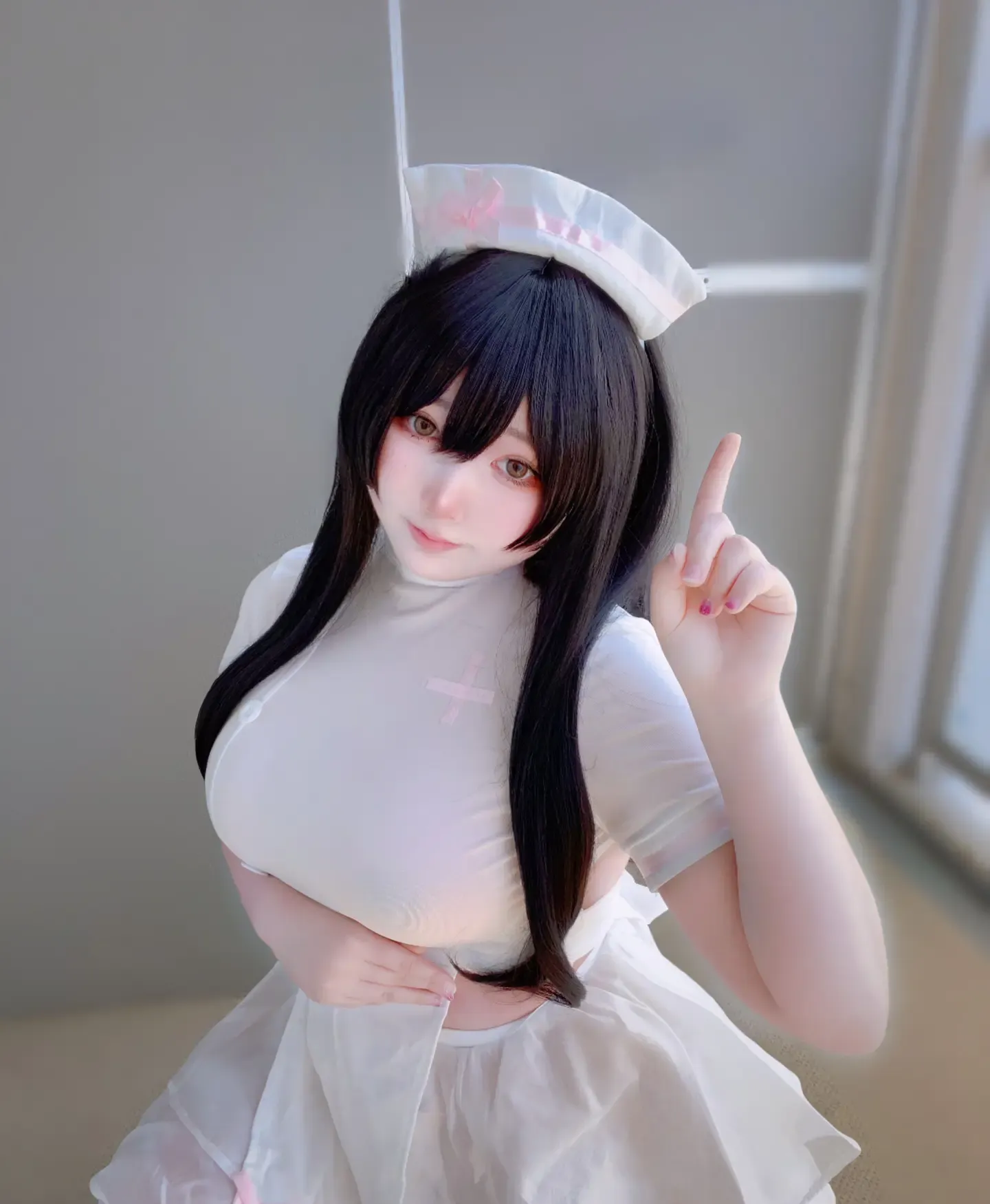 もこな 202504 天使ナースコスプレ