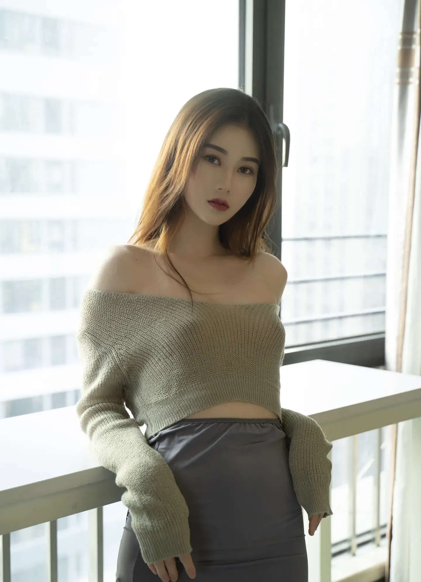 熙涵 摄影师翎梵 妹妹毛衣