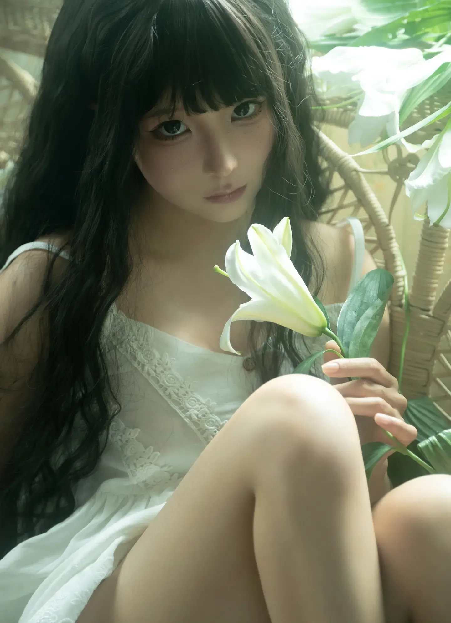 蠢沫沫 白吊带