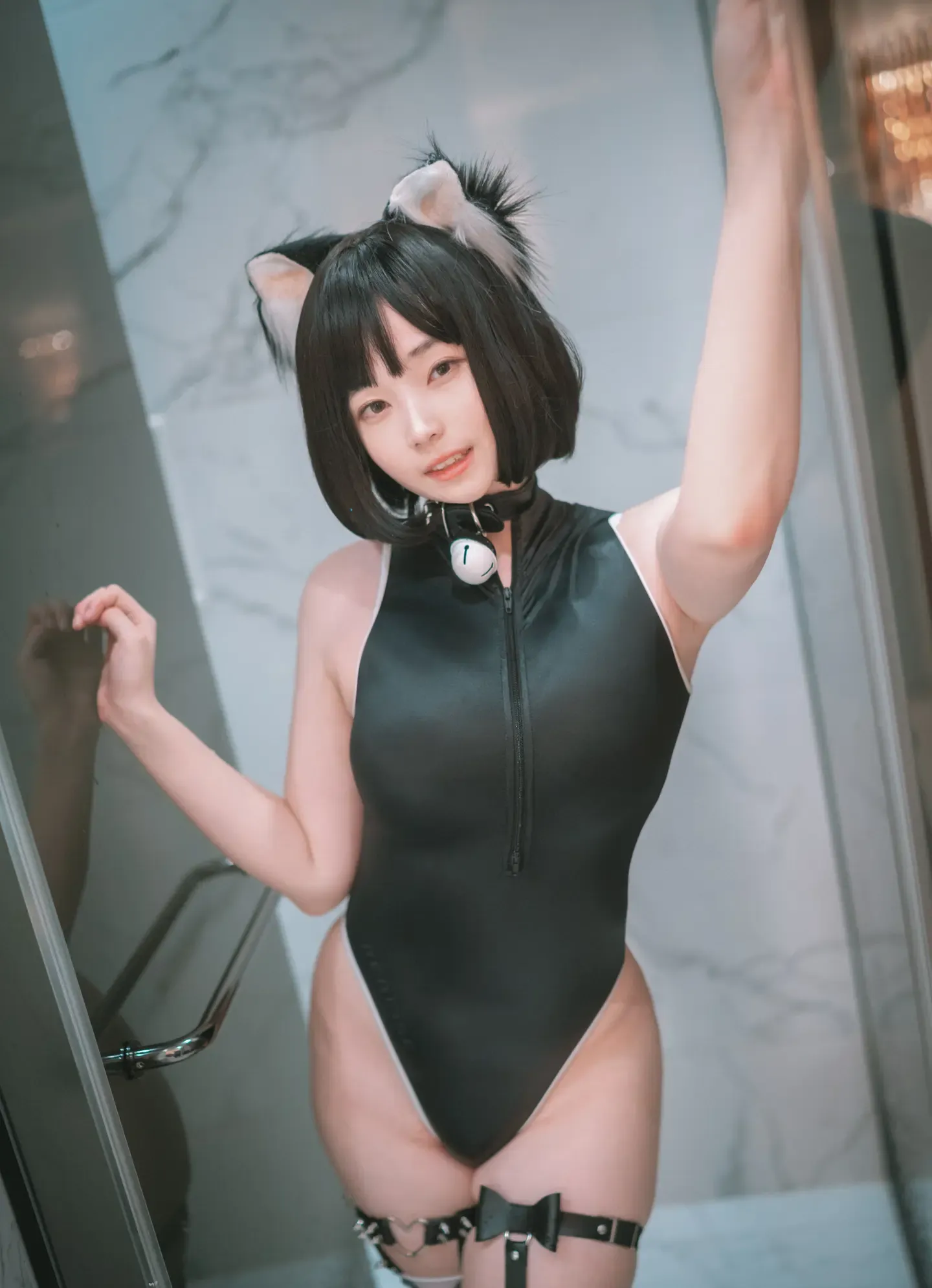 Bambi 밤비 DJAWA Le chat deteste la douche