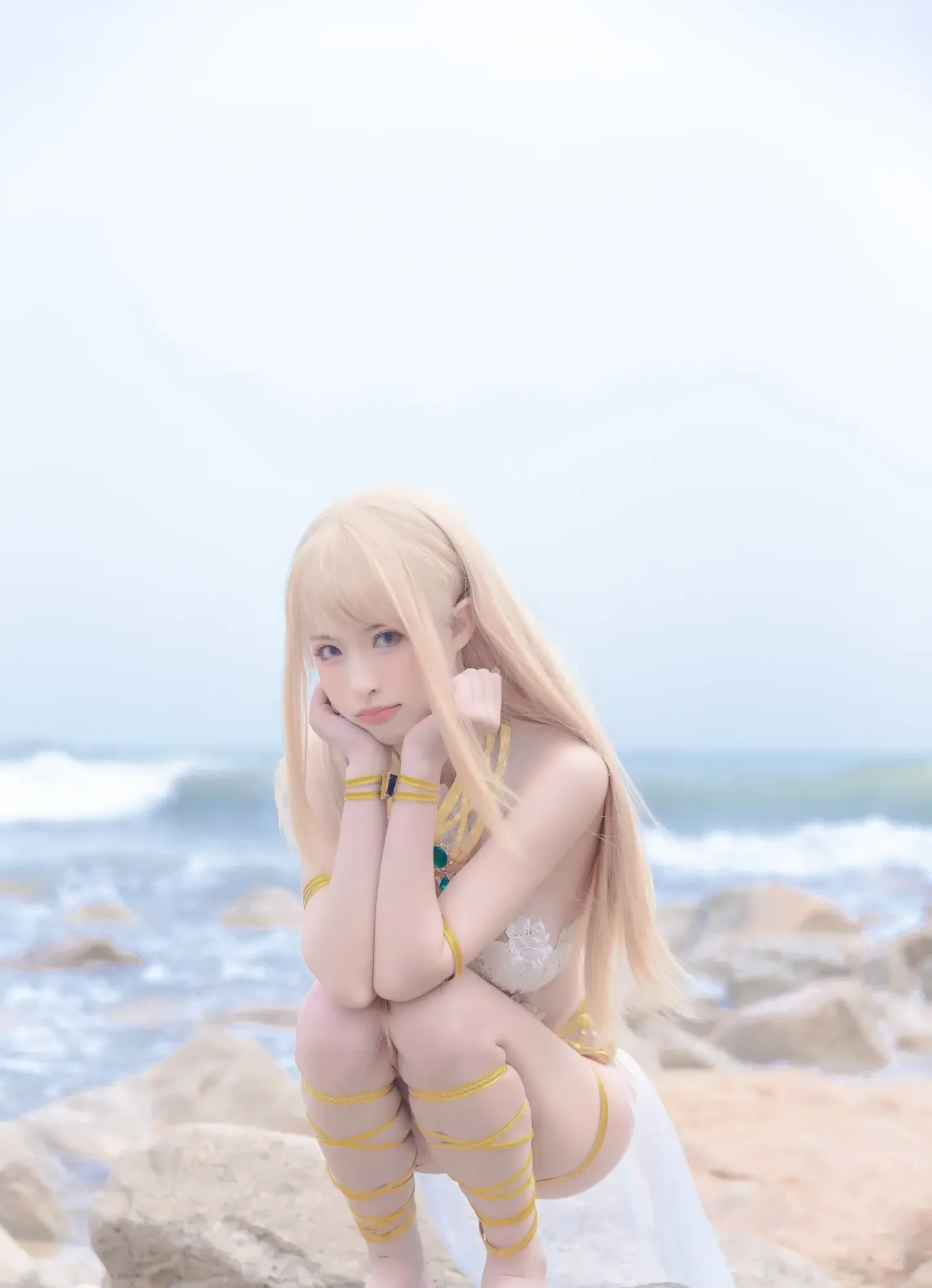 清水由乃 玛丽萝丝 白色泳衣