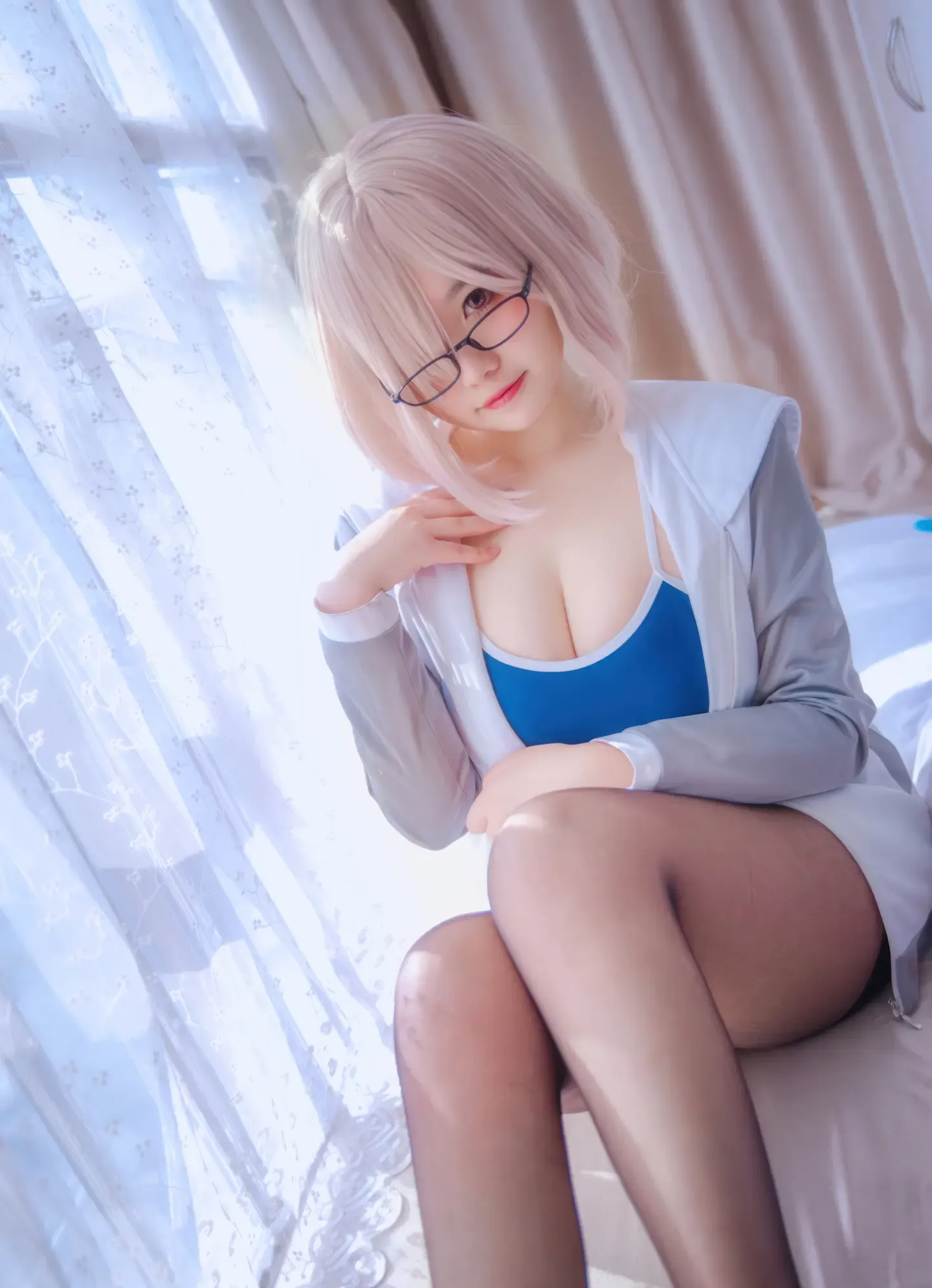 阿半今天很开心 FGO 玛修 同人体操服