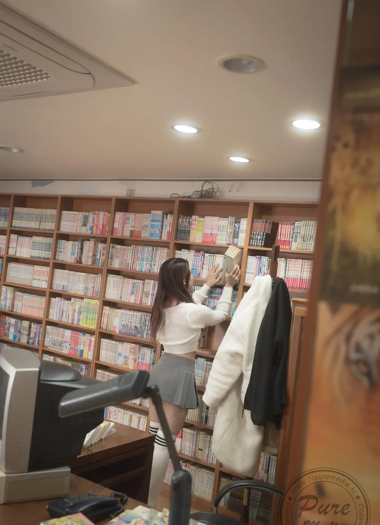 PureMedia Vol273 Yeha 예하 Dreaming with library girl