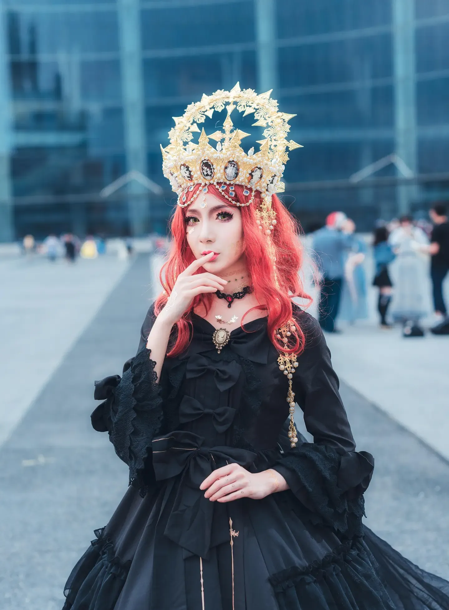 拿相机的执义 陶婉瑞 漫展返图