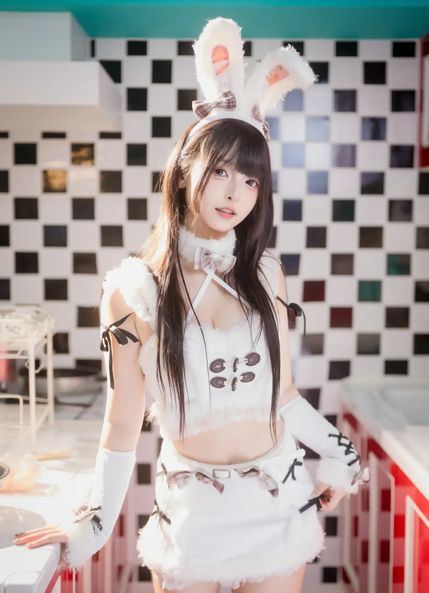 神楽坂真冬 毛绒白兔