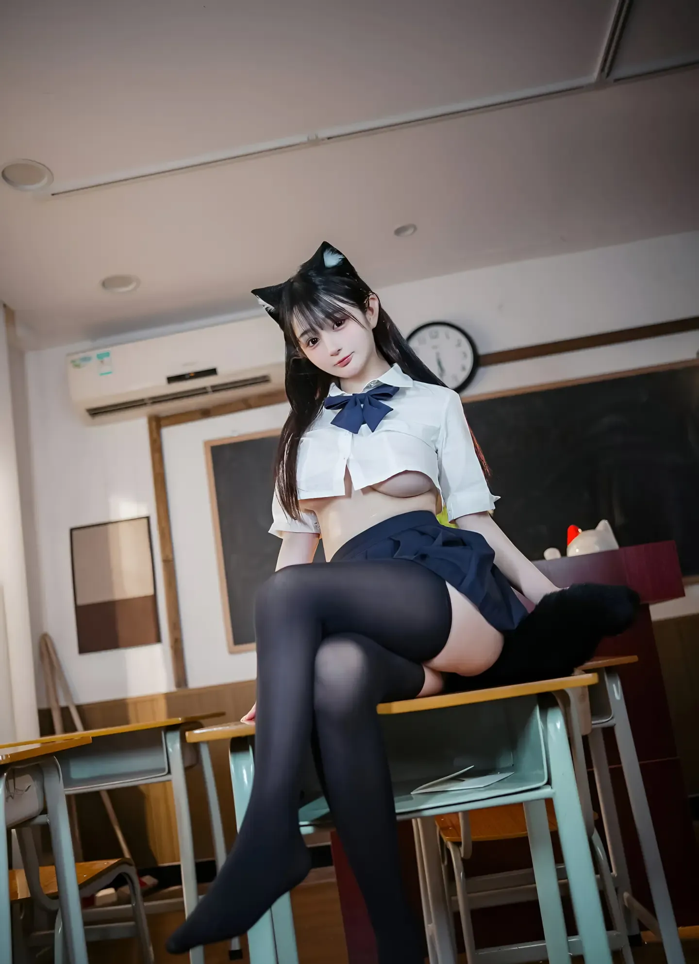 桜井宁宁 JK猫耳