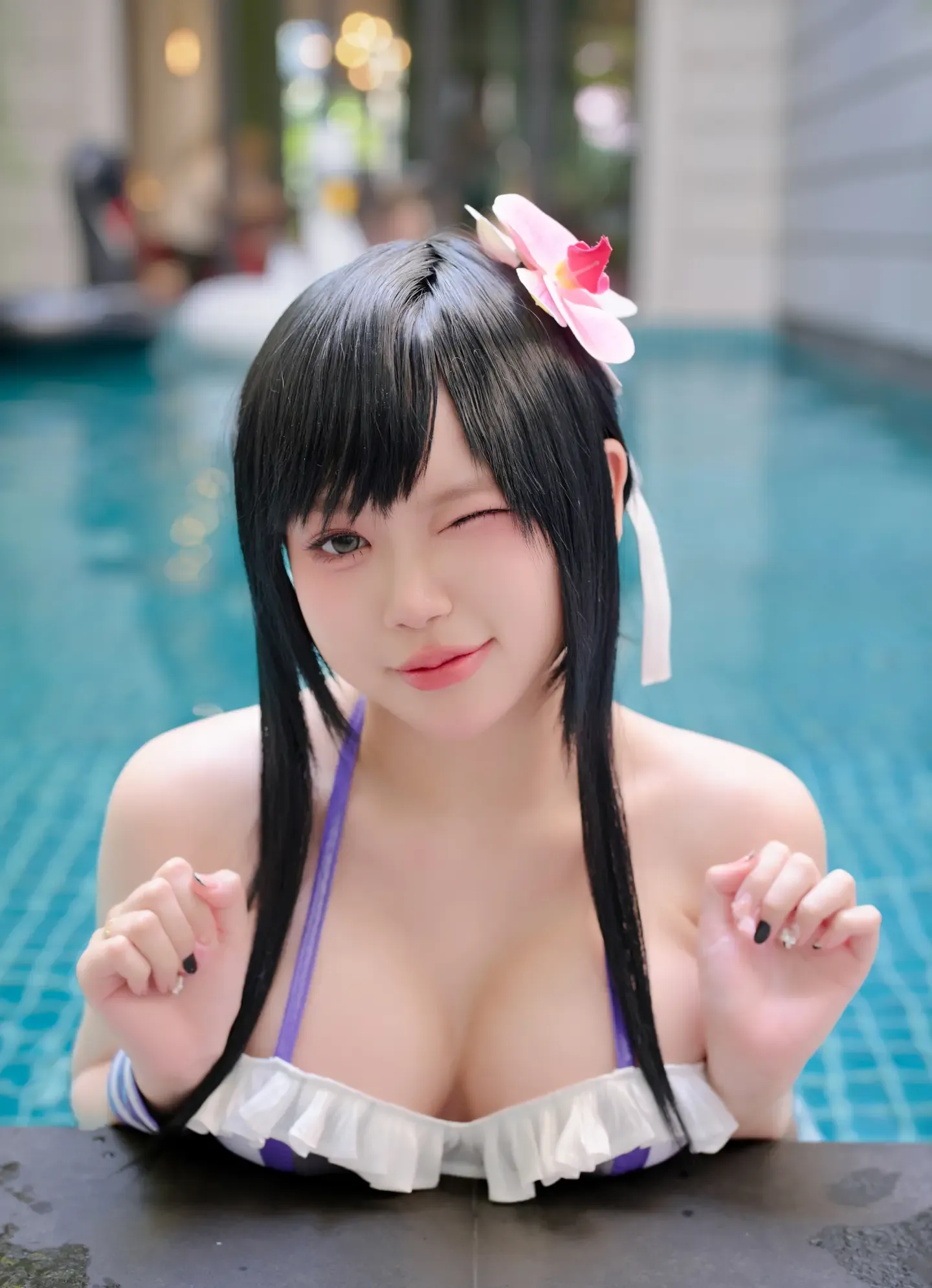 ZinieQ Patreon 202403 FF7 Tifa Swimsuit