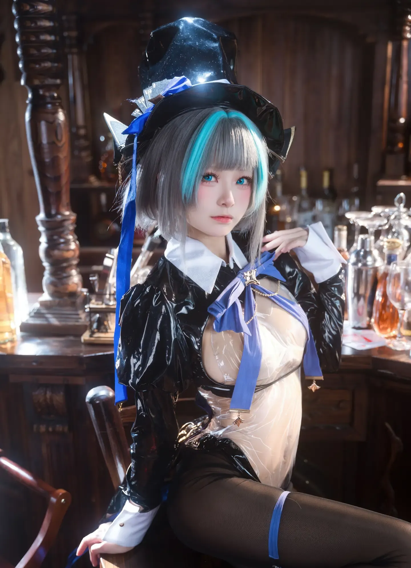 九柒喵 碧蓝航线 柴郡 兔女郎