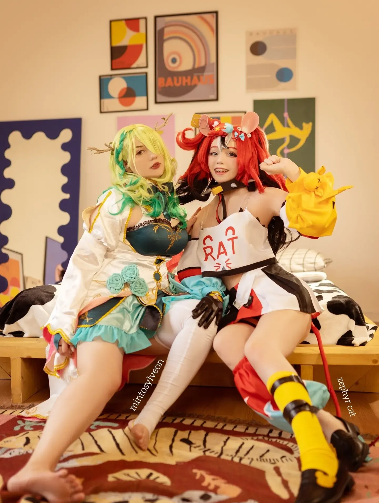 ZephyrCat Mintosylveon Fauna & Bae