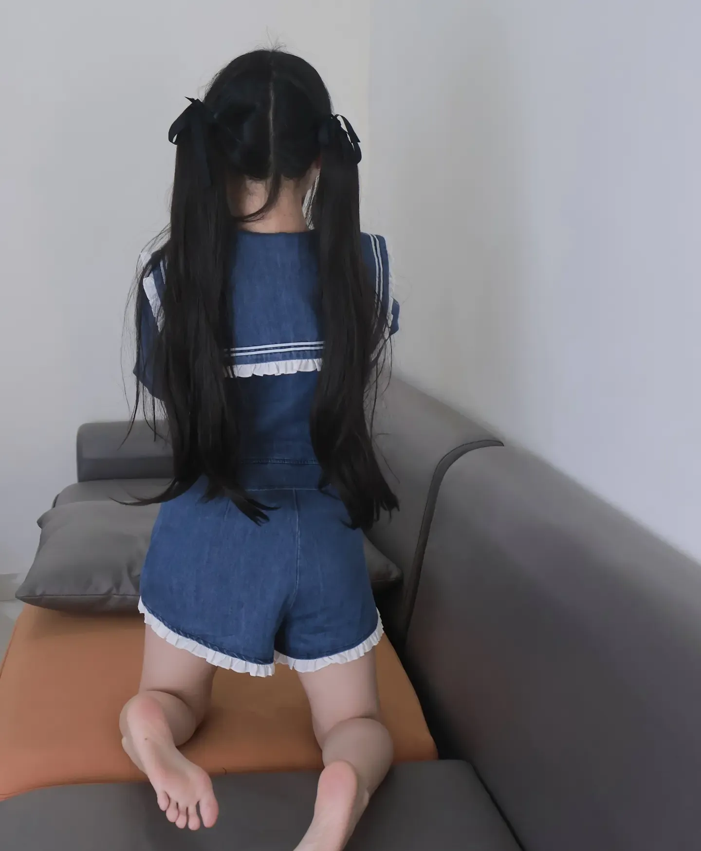 小羊蛋卷 牛仔水手服