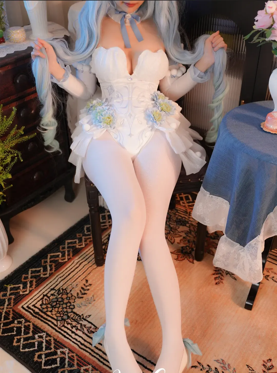 铃木美咲 美脚的赐福 初音粉蝶花精灵篇