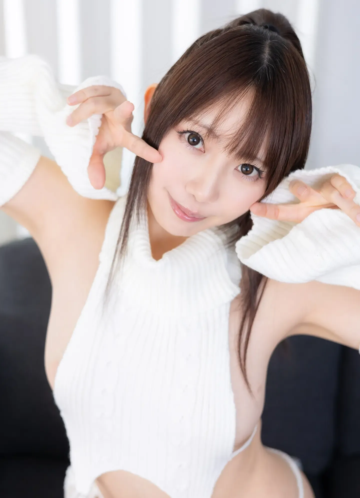 天使みゅ しゅがー＊みゅく ポニーテールとエチエチわきぴ