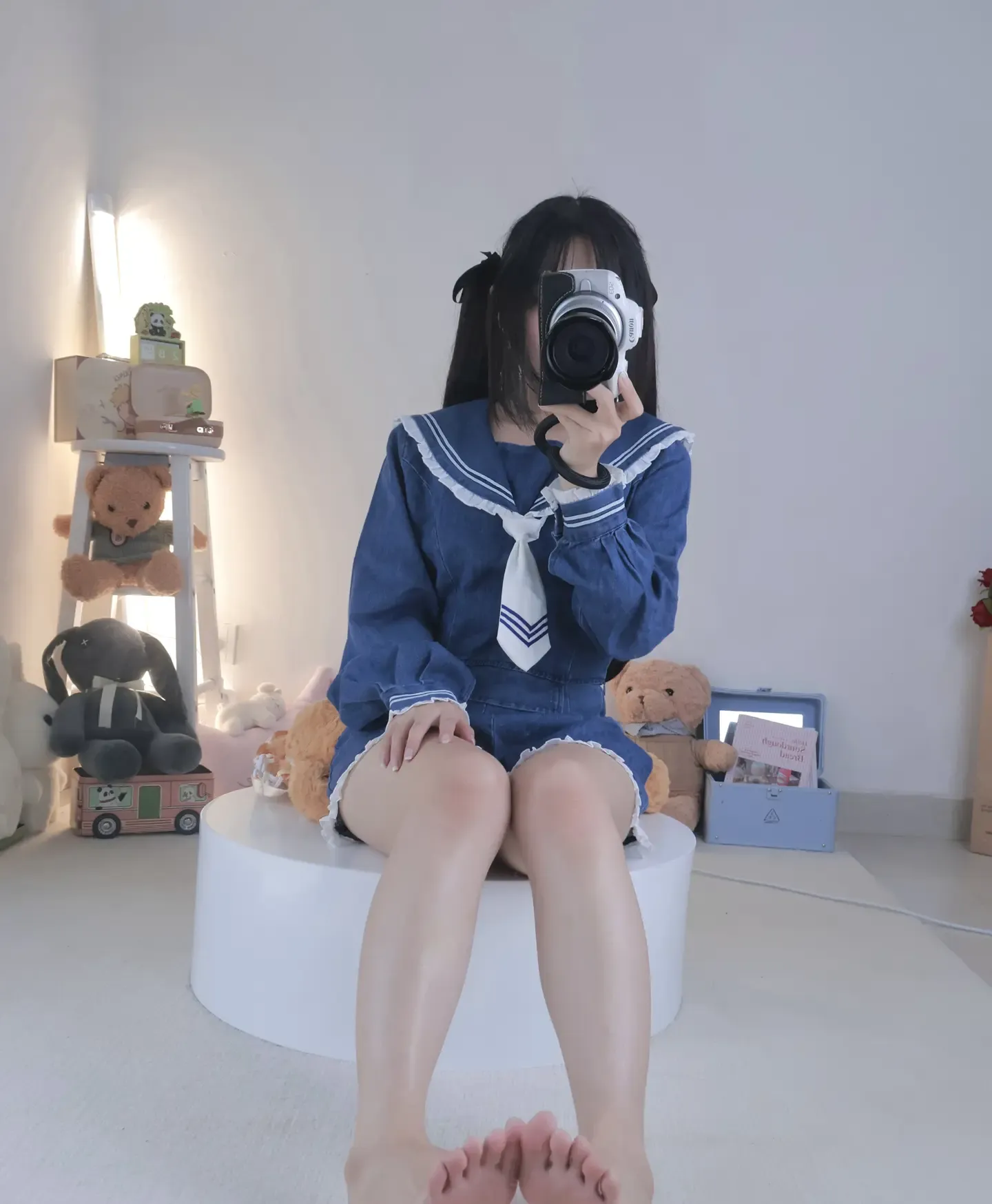 小羊蛋卷 白丝牛仔水手