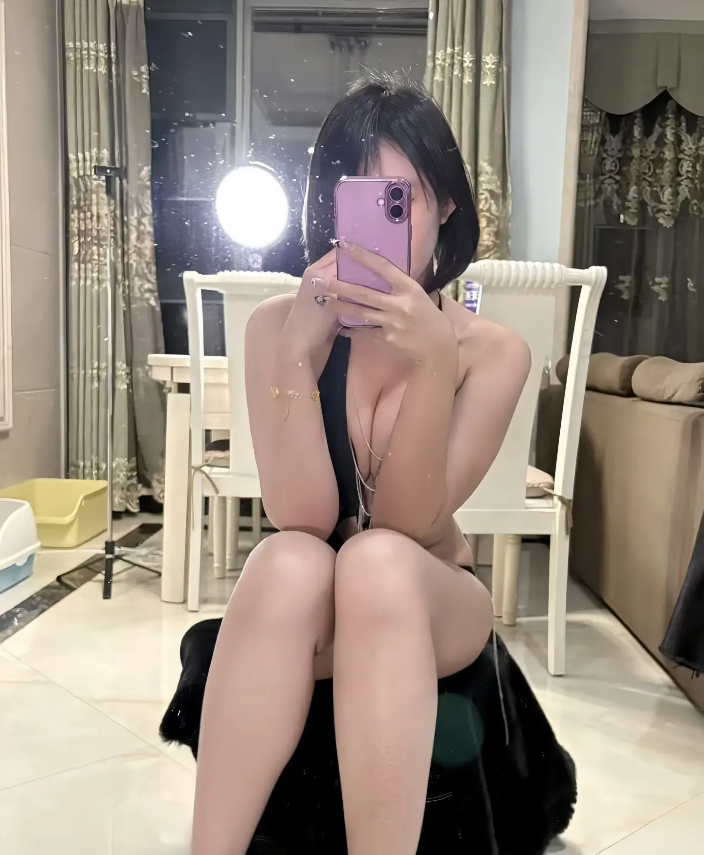 鹅鹅 连体比基尼泳装
