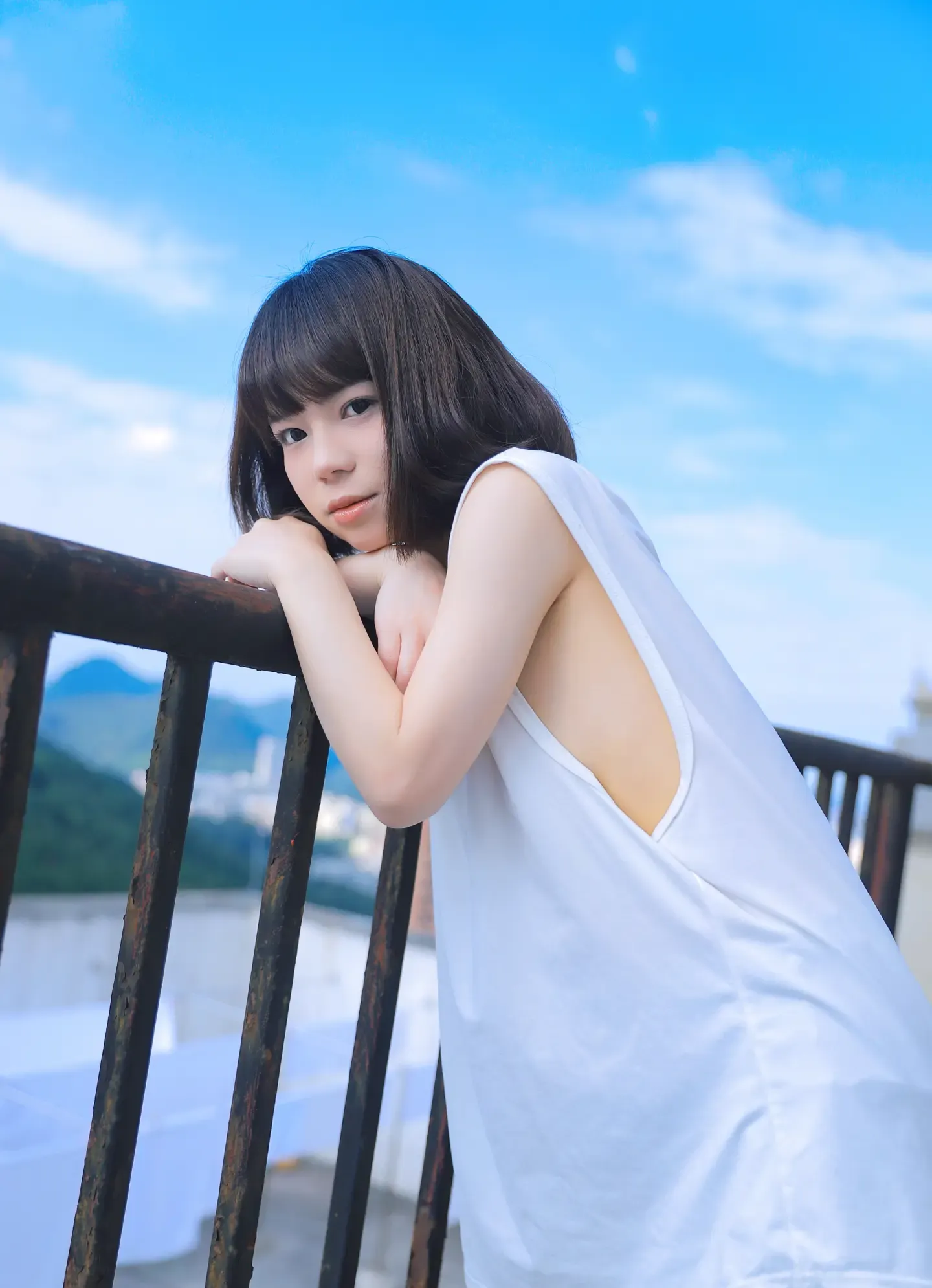 晓晓可可爱 天台