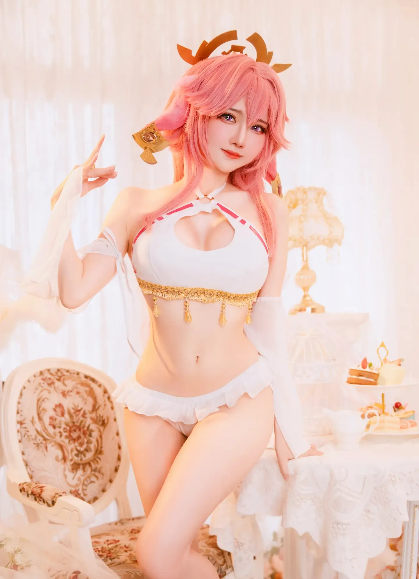 SallyDorasnow Yae Miko summer