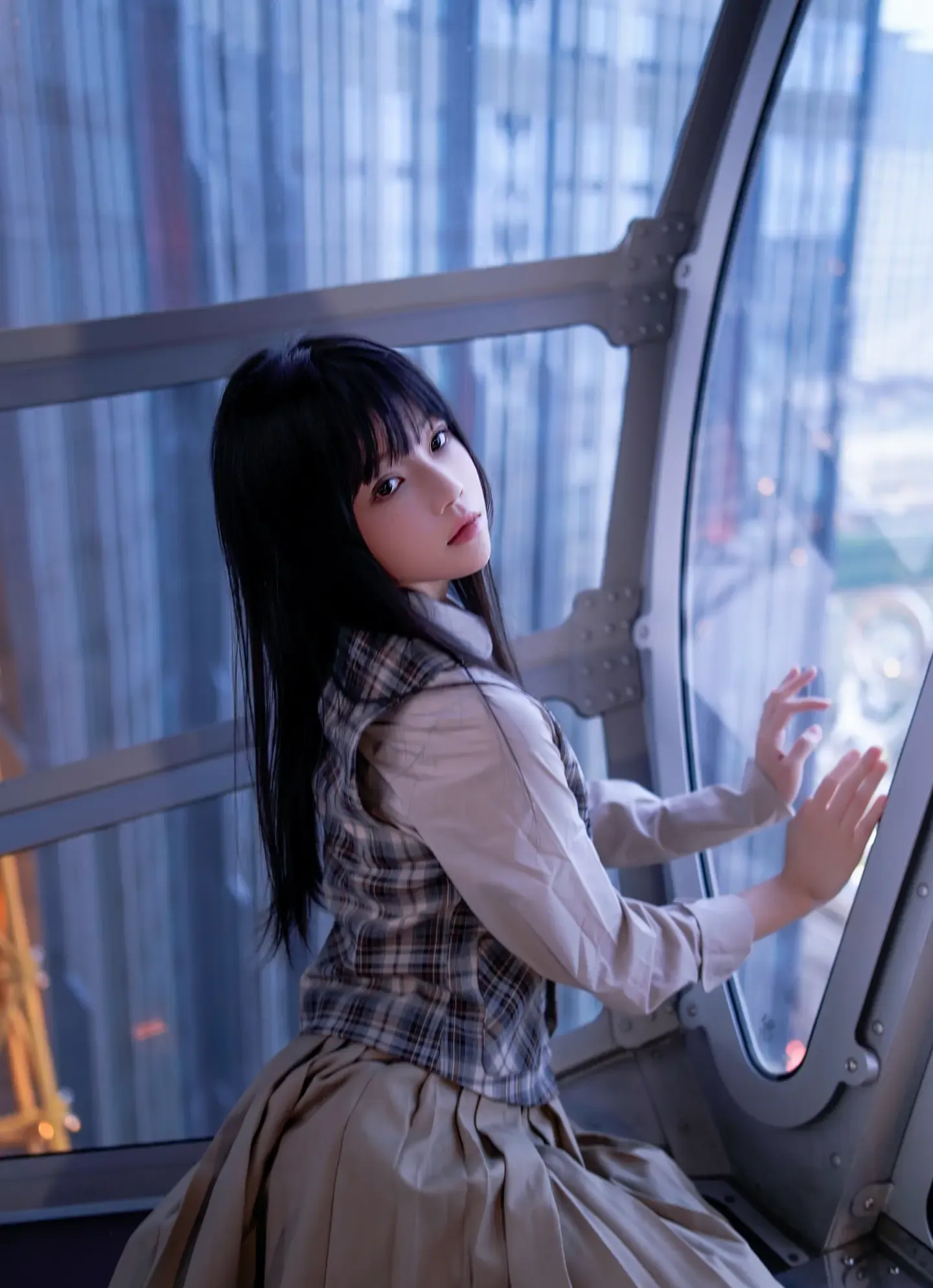 桜桃喵 制服摩天轮