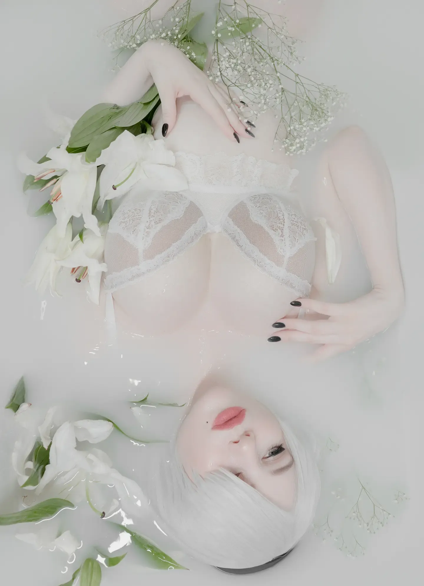 AlinaBecker 2B milk bath
