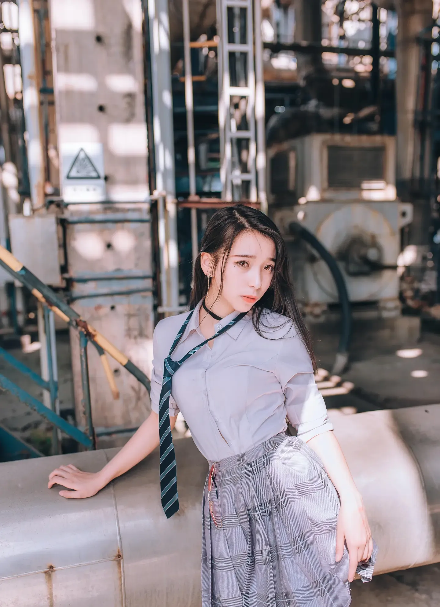 拿相机的执义 特软儿Sona 酷酷的JK少女摄影