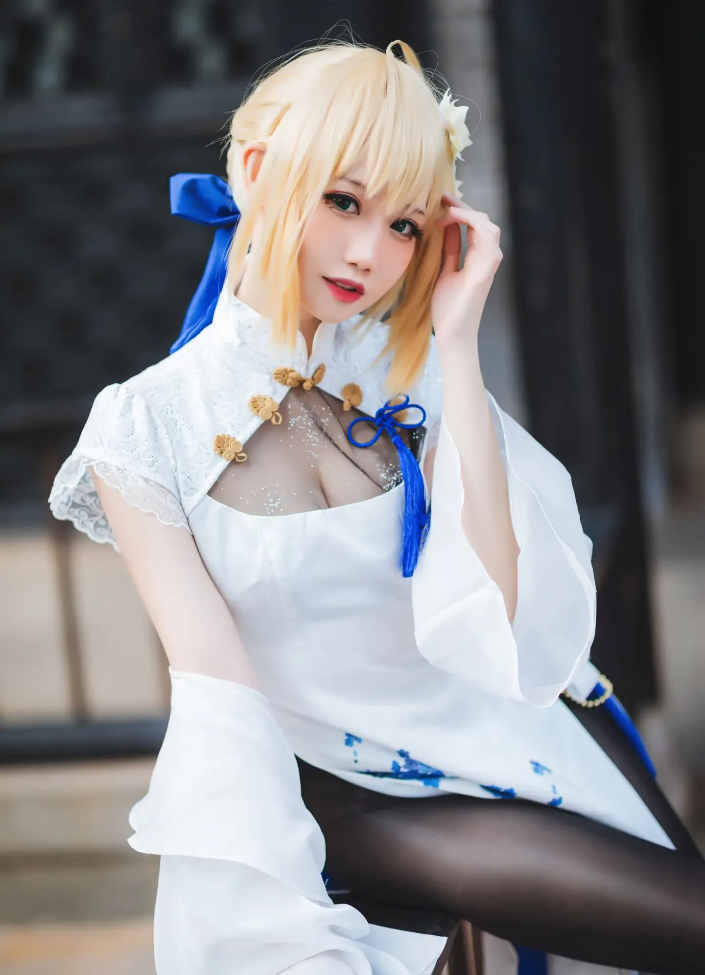 焖焖碳 saber旗袍