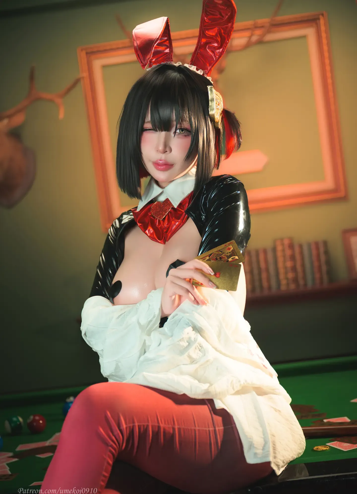 UmekoJ NIKKE Rouge Unluckky Rabbit