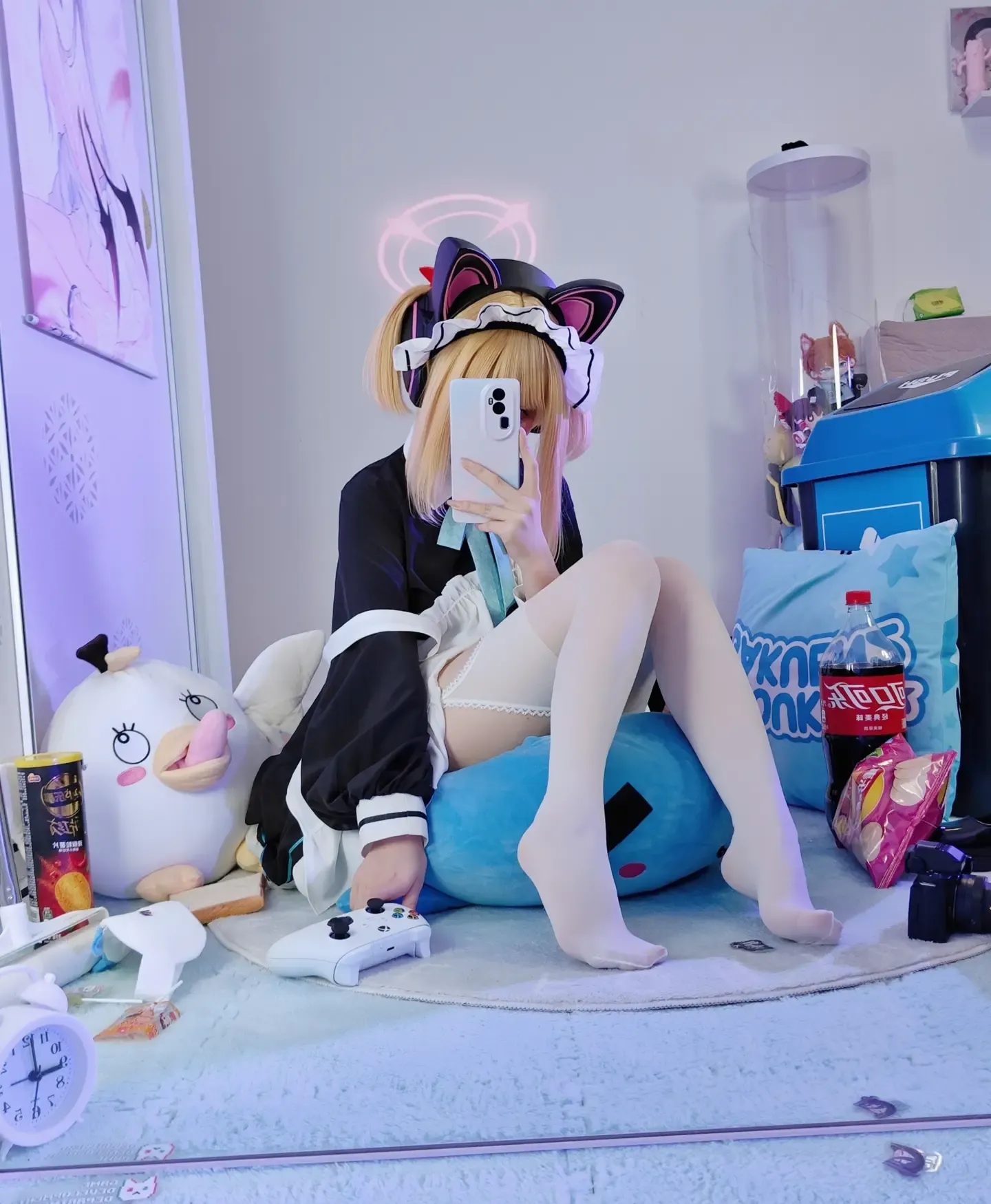 冷reng ブルーアーカイブ 才羽モモイ メイド
