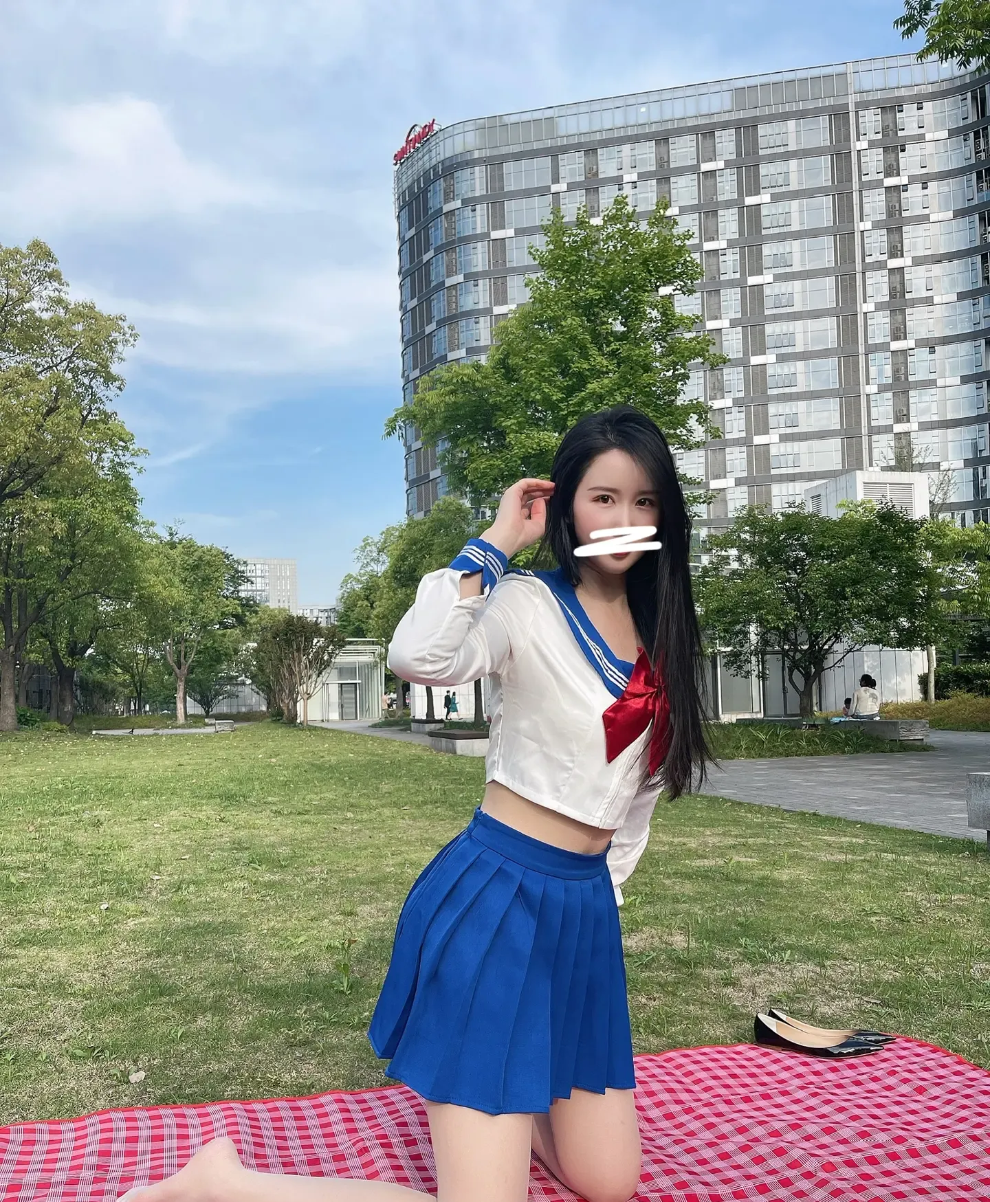 软妹小九九 July芝岚 户外野餐