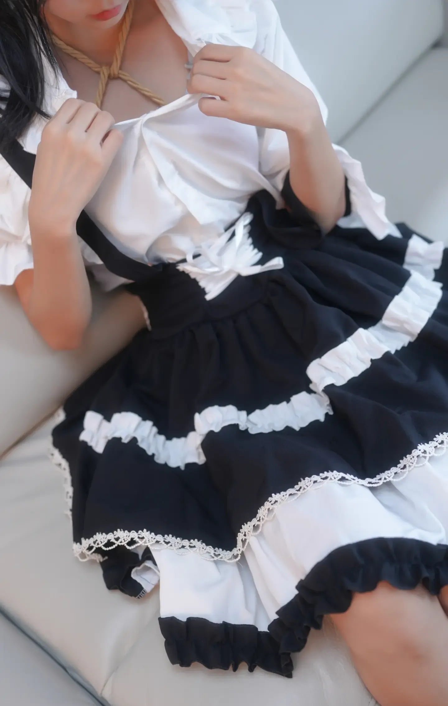 小婕 紧急企划 女仆捆绑